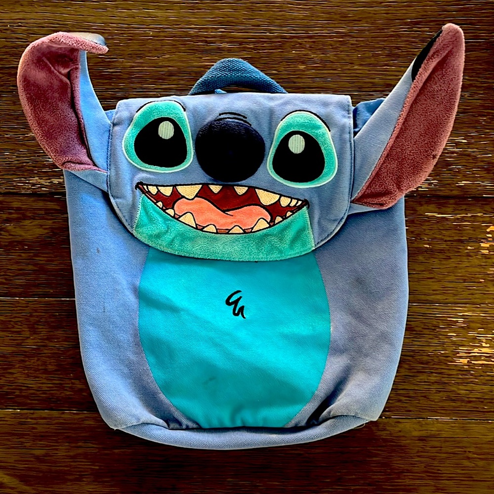 Stitch backpack from the parks . Disney